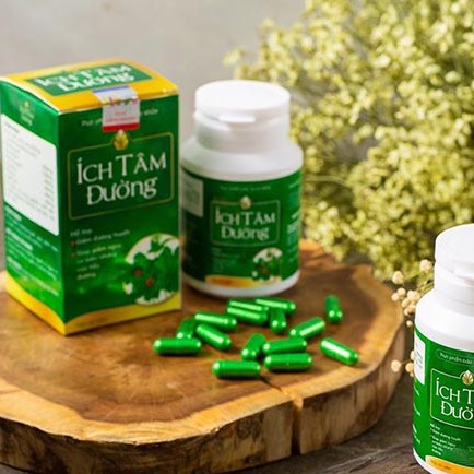 Ích Tâm Đường - Hỗ trợ điều trị tiểu đường (Hộp 60 viên)