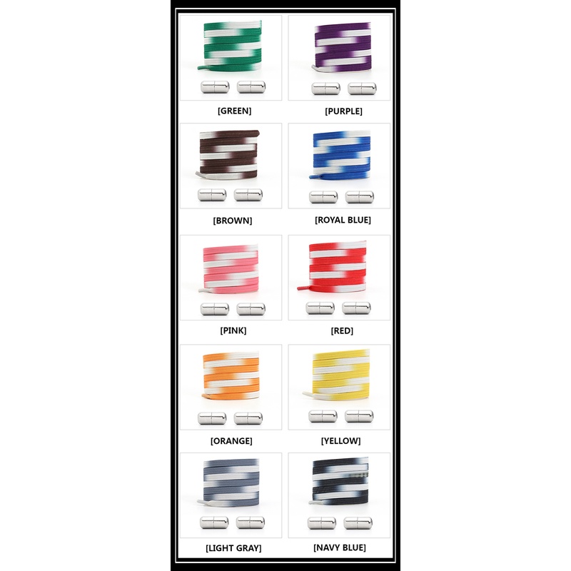 Dây Giày Không Cần Buộc Bằng Kim Loại Dạng Tròn Khóa Kim Loại An Toàn Dành Cho Người Lớn Tuổi Và Trẻ Em