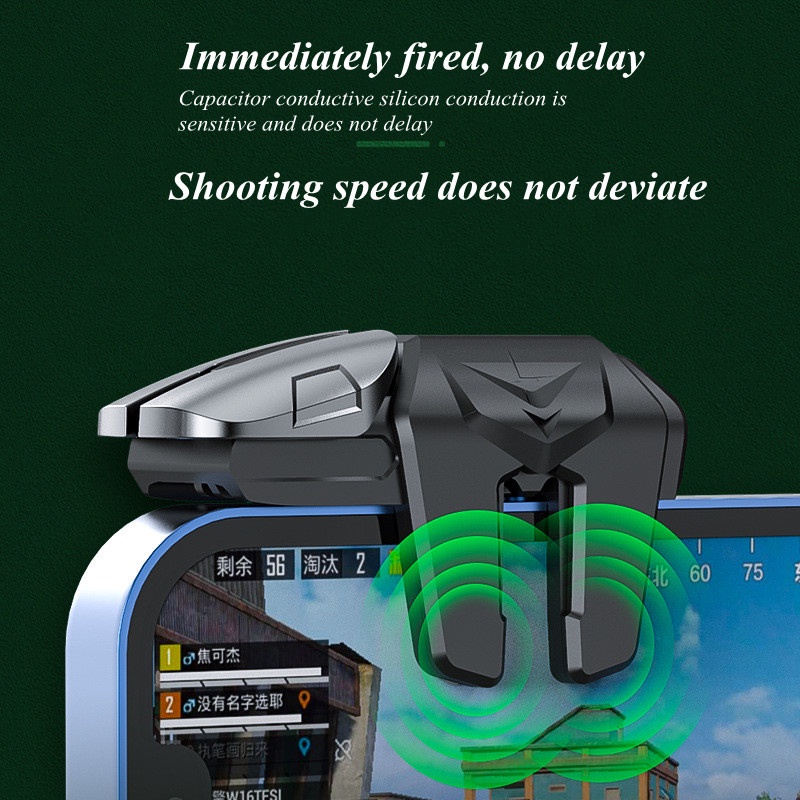 Mobile Tay Cầm Chơi game pubg g21 6 Ngón Bằng Hợp Kim l1 r1