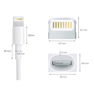 Cáp sạc Lightning FOXCONN 5V-1A ✓ Sạc nhanh ✓ Cáp sạc nhanh cho 6 6S 7 8 Plus X XS XS MAX 11 PRO MAX 12