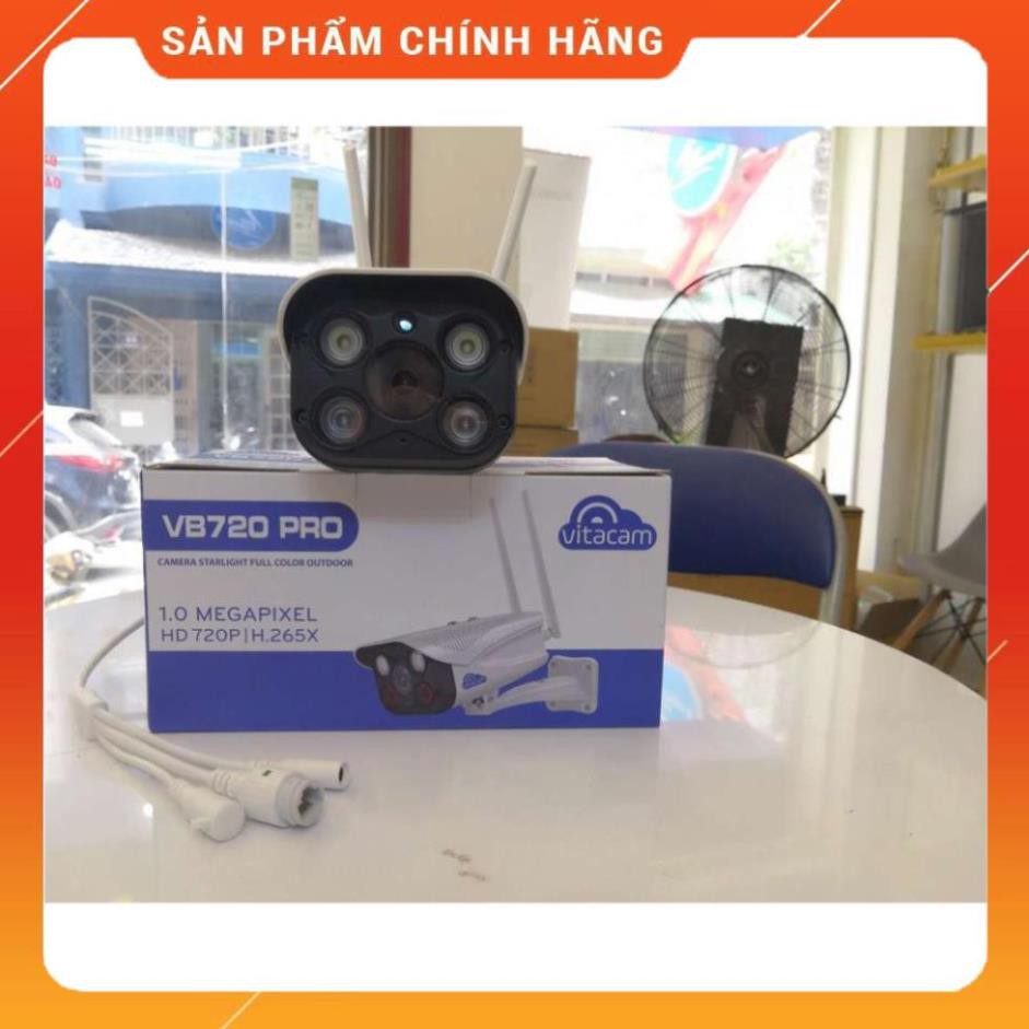 [FreeShip]  Camera Vitacam VB720 Pro ngoài trời đàm thoại 2 chiều vb720 pro có màu ban đêm