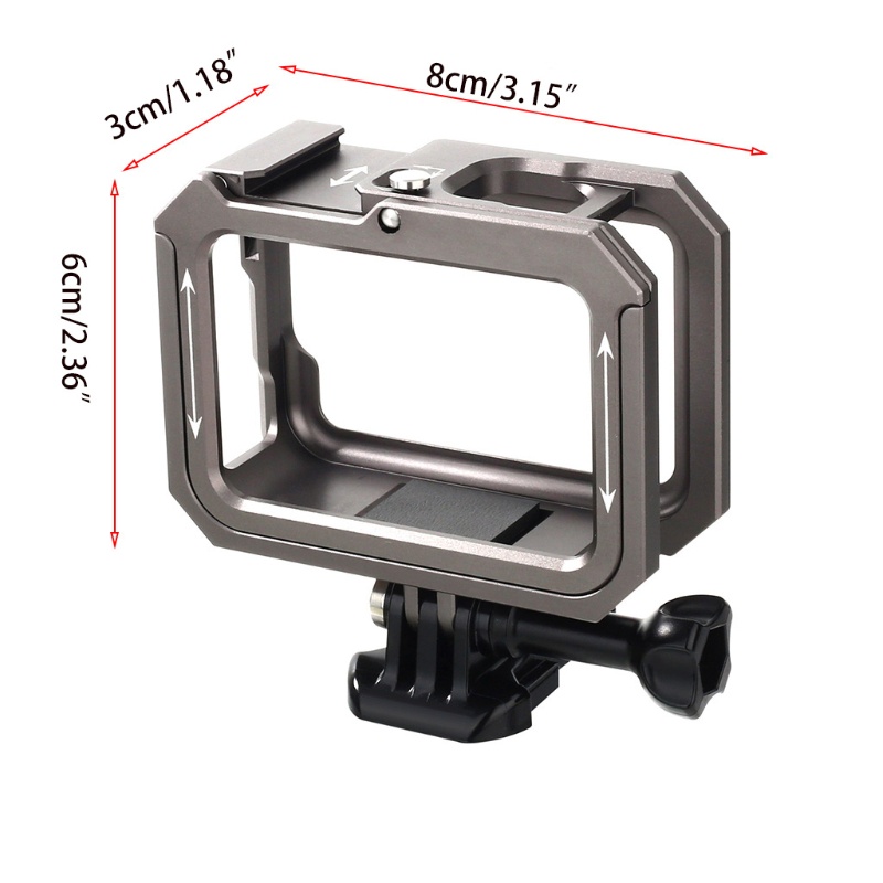 Khung Kim Loại Bảo Vệ Camera Hành Trình Gopro9 Có Thể Sạc Lại