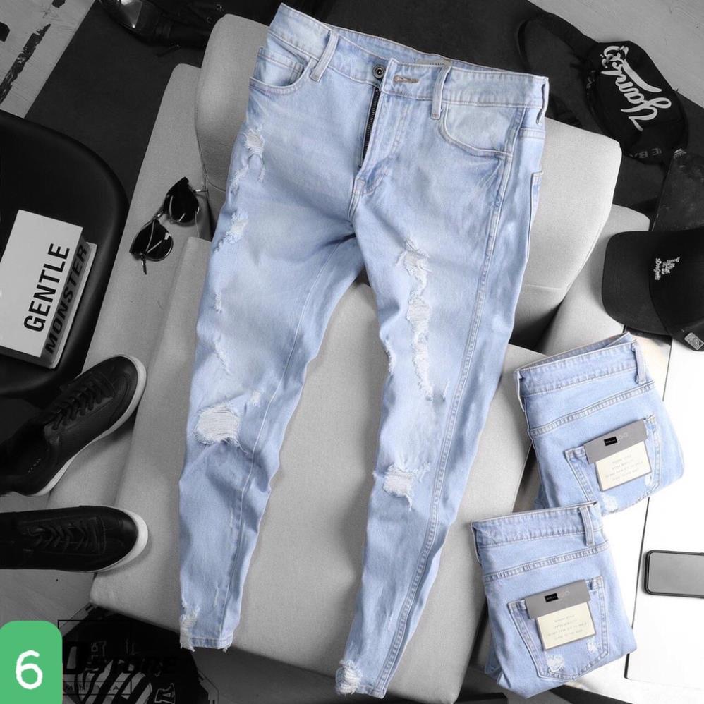 QUẦN JEAN NAM CHẤT QUẦN BÒ CO GIẢN NHẸ PHONG CÁCH DƯỜNG PHỐ MTH MS6,8 TMSHOP68QJ