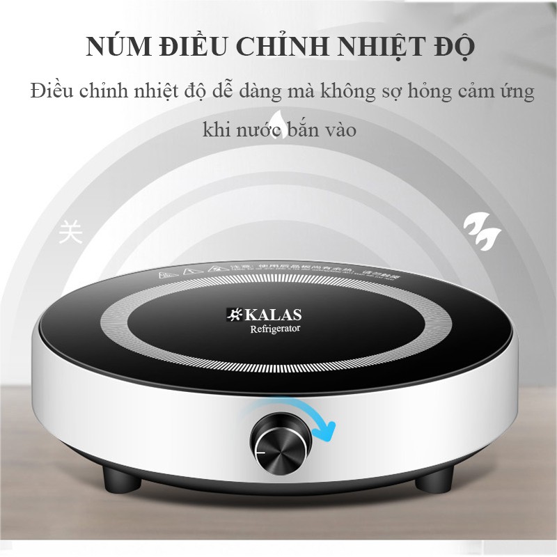 Bếp điện từ mini Bếp hông ngoại cảm ứng thông minh 2200W sử dụng được mọi loại nồi LCM vt124