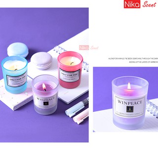 Nikascent Nến thơm tinh dầu thiên nhiên cao cấp không khói tạo mùi thơm thư giãn