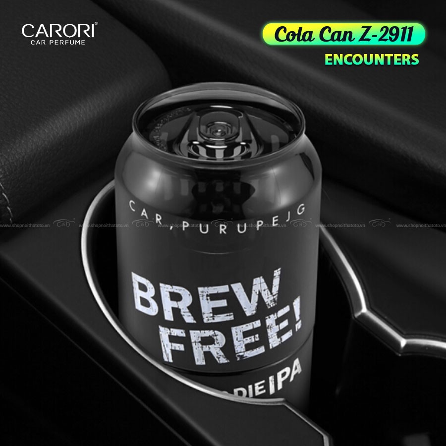 [Mã BMBAU50 giảm 10% đơn 99k] Nước Hoa Ô Tô CARORI Cola Can Z2911 Encounters 60ml Nhập Khẩu Chính Hãng