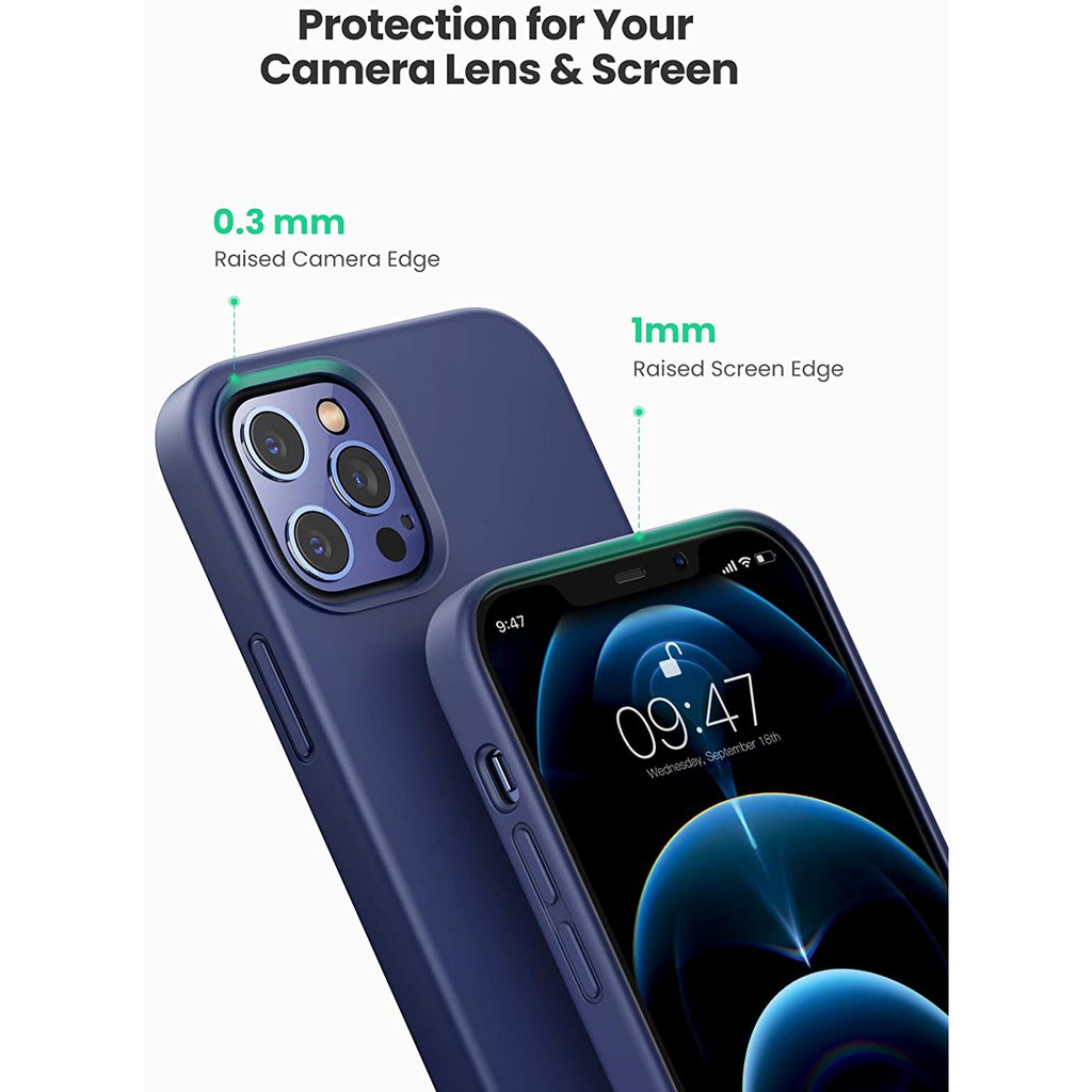 Vỏ ốp điện thoại silicon cho iPhone 12 mini/12Pro/12ProMax UGREEN LP417 LP418 LP419