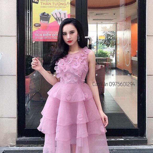 Đầm voan tầng cao CẤP tk