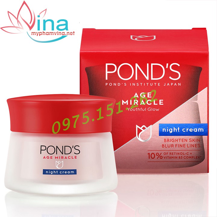 Kem Ponds Age Miracle dưỡng trắng da chống lão hóa da cao cấp 50gr