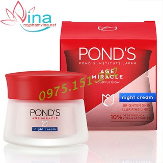 Kem Dưỡng Da PondS Age Miracle Night Cream Chống Lão Hóa