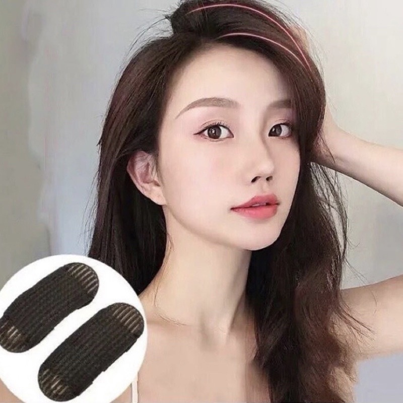 Set 2 kẹp làm phồng mái màu đen Loli