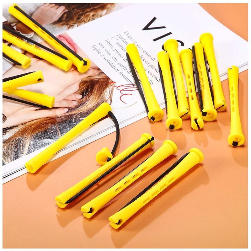 Set 60 thanh uốn tóc không dùng nhiệt tiện dụng cho tiệm salon/sử dụng tại nhà