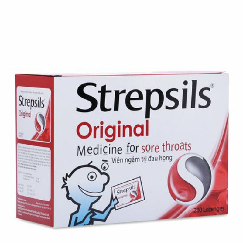 KẸO STREPSILS BỊCH 2 VIÊN GIÚP SÁT TRÙNG HỌNG