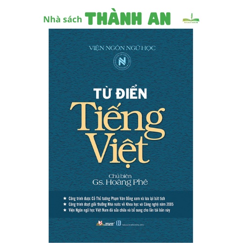 Sách Từ Điển Tiếng Việt Hoàng Phê 2021