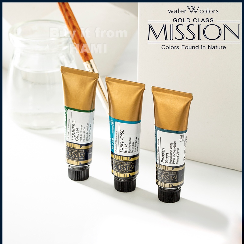 Màu Mijello GOLD MISSION tuýp lẻ bảng SERIES A-2 (15ml)