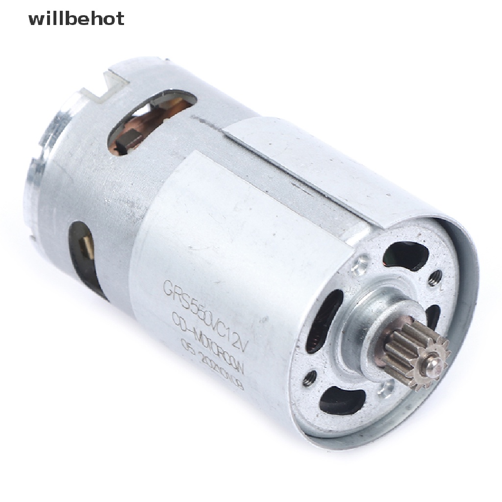 12V 19500 RPM DC Motor with Two-speed 12 Teeth High Torque Gear Box for Drill [Hotsale]