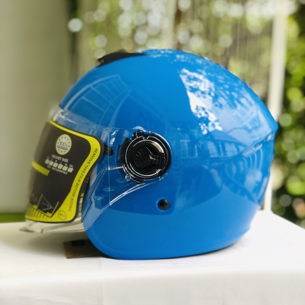 Mũ bảo hiểm 3/4 Royal M270, nón bảo hiểm trẻ em có kính, thông thoáng khí cho vòng đầu từ 47-52cm