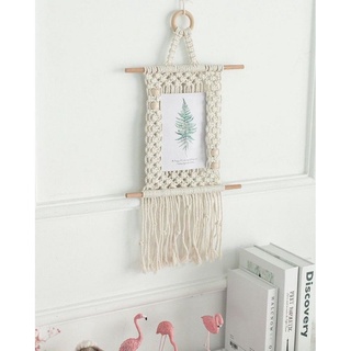 KHUNG ẢNH TREO TƯỜNG MACRAME