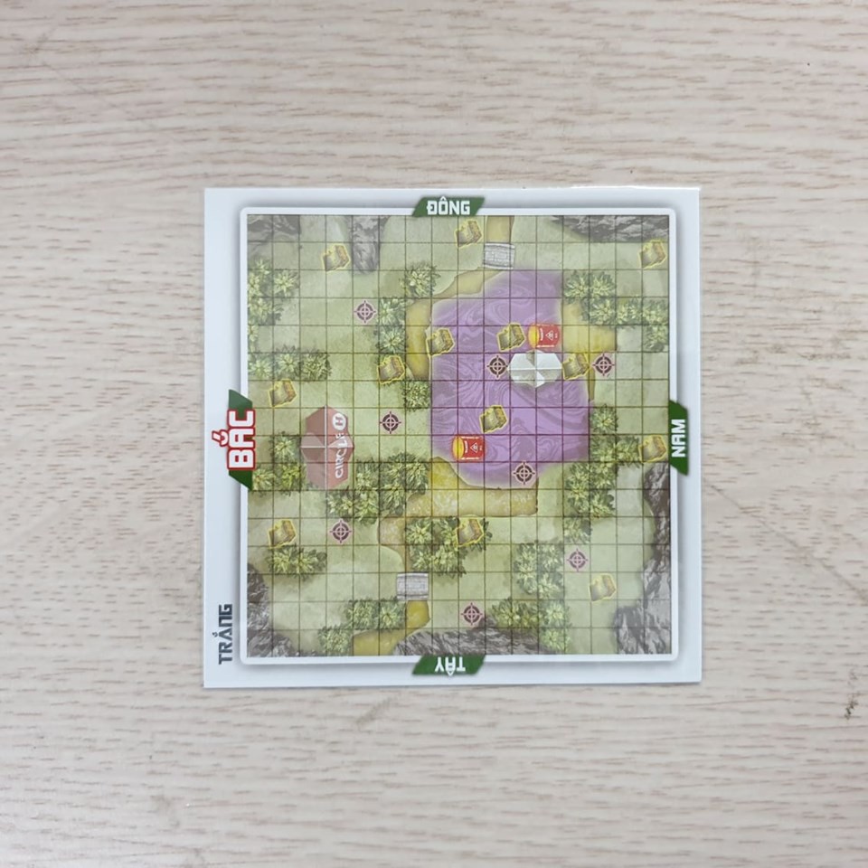 Sleeves bọc bài Minimap của Bắn Gà Là Tạch (10.2x10.2cm) - BoardgameVN