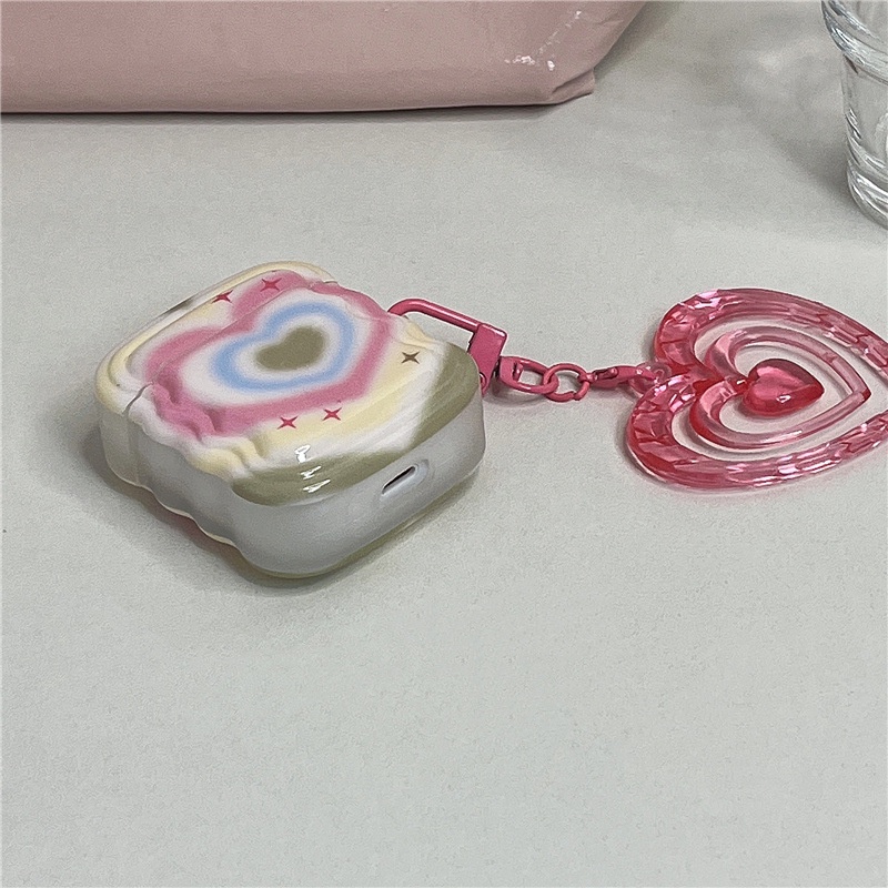 Vỏ Bảo Vệ Hộp Sạc Tai Nghe AirPods 3rd 2021 IMD AirPods 1 2 3 Pro Hình Ngôi Sao / Trái Tim Màu Hồng / Xanh Dương / Vàng Kiểu