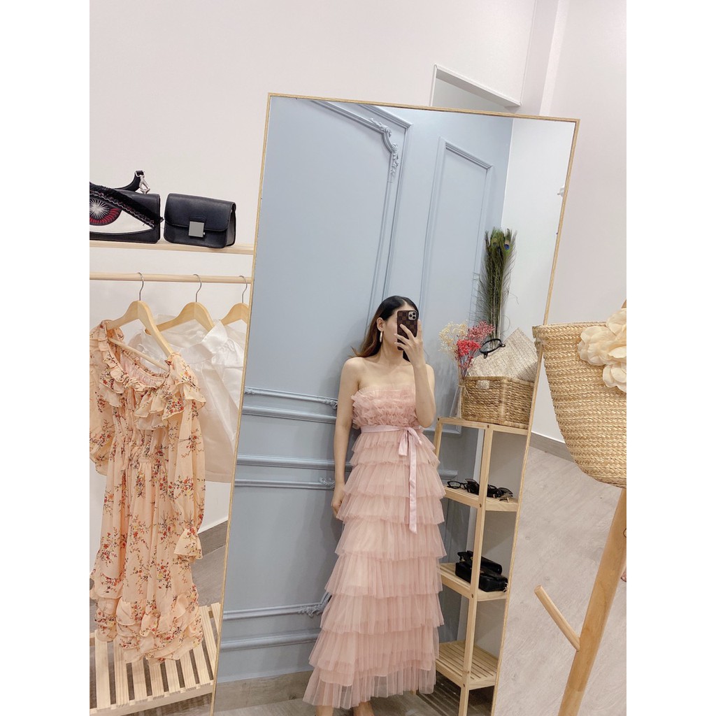 Đầm dự tiêc sang chảnh xếp tầng Verosa Dress