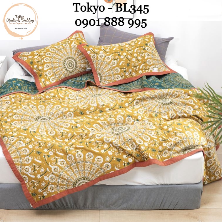 S90_Chăn Xô Organic Cotton Dòng Cao Cấp