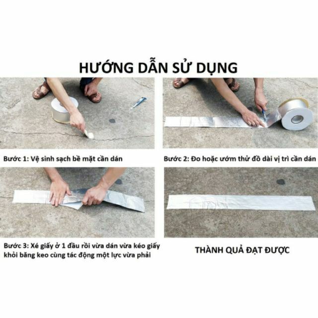 Băng Keo Siêu Dính Chống Thấm Nước Dột Nhà Và Chịu Nhiệt WaterProof Nhật Bản