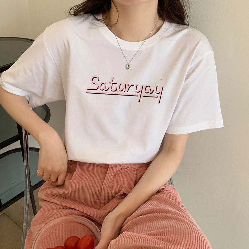 Áo thun nữ tay lỡ Saturday form rộng COYO CY025