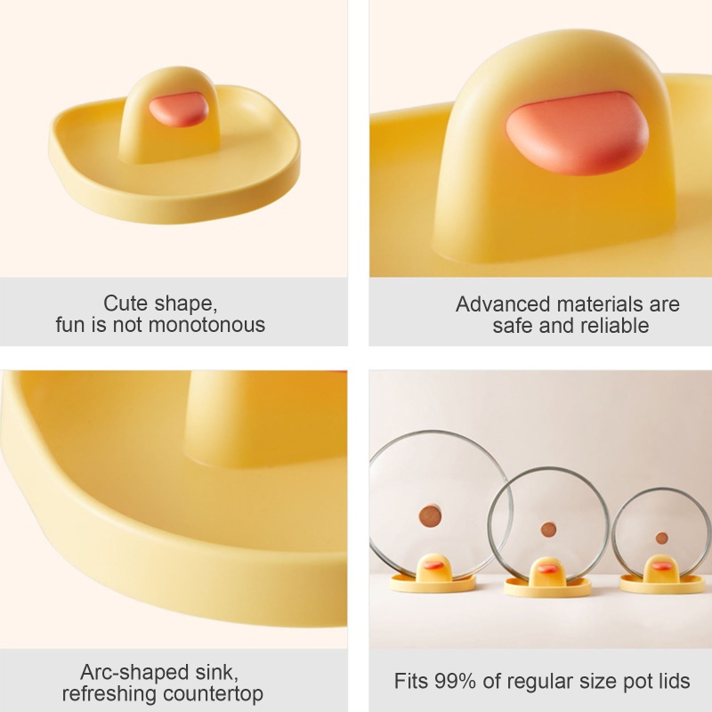 Giá Đỡ Nắp Nồi Hình Hoạt Hình Siêu Đáng Yêu