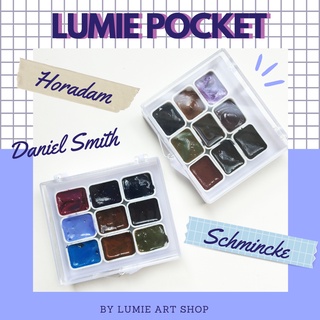 Pocket màu nước mix hiệu ứng cao cấp Horadam, Schmincke, Daniel Smith by Lumie Art Shop
