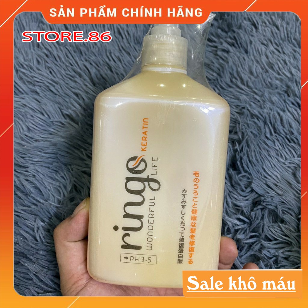 Kem Hấp ủ tóc phục hồi hư tổn ringo 550ml siêu phục hồi tóc nát