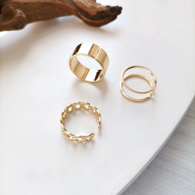 Bộ Nhẫn B881 Phong Cách Hip Hop Âu Mỹ