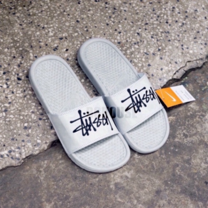 Dép quai ngang Jdi stussy nam nữ  mang êm chân, đế bền, chống trơn trượt, quai ép nhiệt chắc chắn
