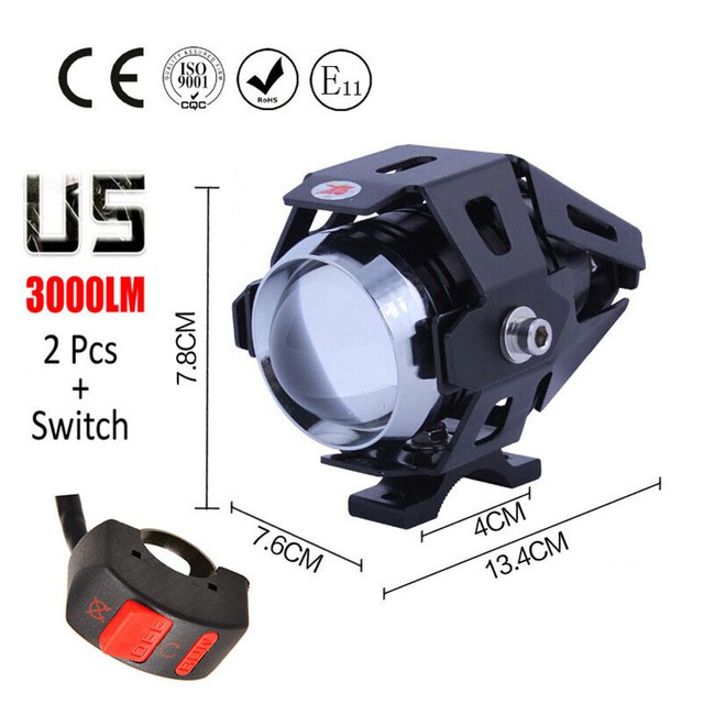 ĐÈN TRỢ SÁNG CHO XE MÁY U5