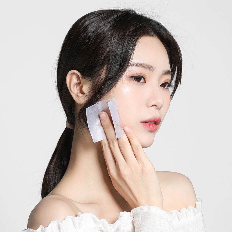 Set 100 Tờ Giấy Thấm Dầu Làm Sạch Da Mặt Tiện Dụng