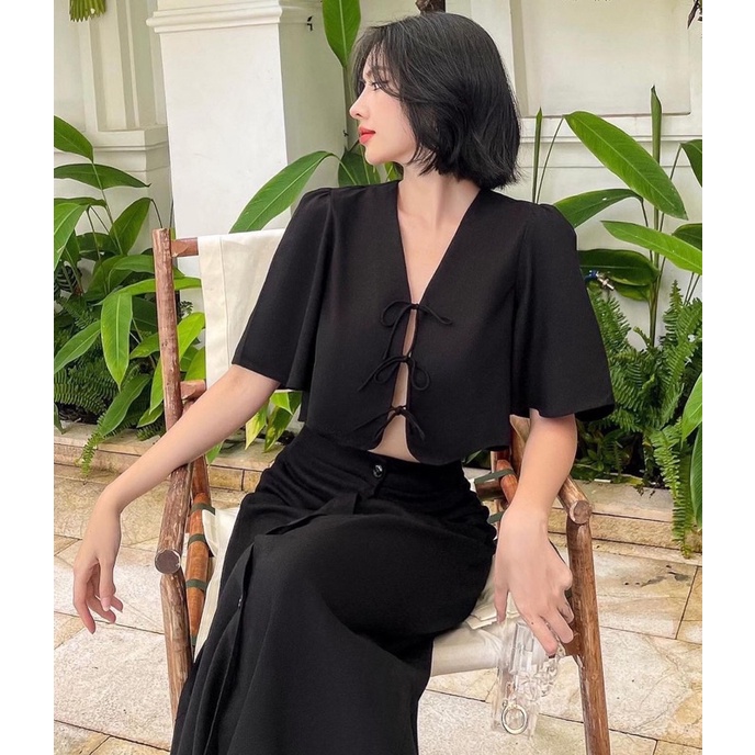 TOURNESOL SET | SET ÁO CROPTOP KÈM CHÂN VÁY MAXI NỮ TÍNH