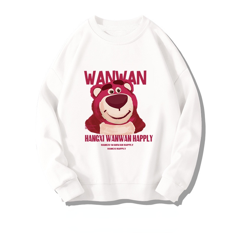 NRVP Áo thun nữ dài tay dáng rộng in hình phong cách Hàn Quốc