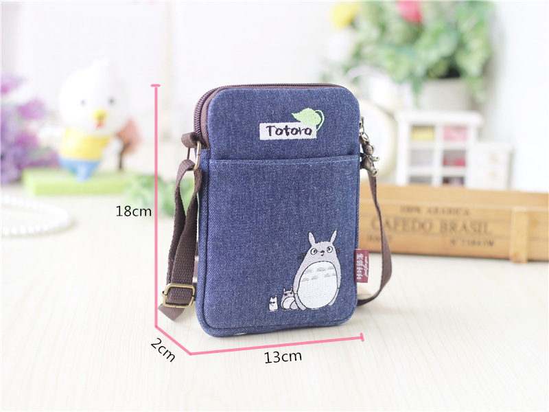 Charing túi vải Mini In Hình Totoro Dễ Thương