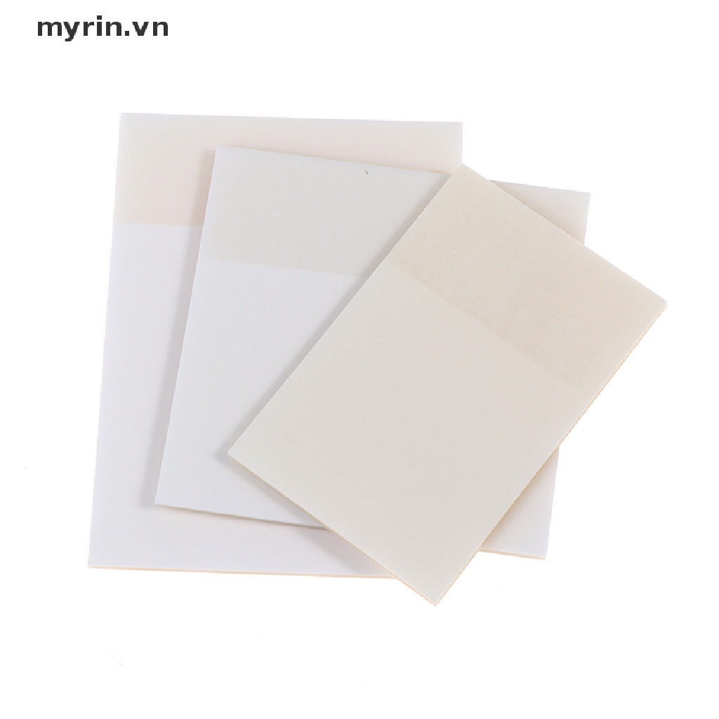 Set 50 Tờ Giấy Ghi Chú Trong Suốt Không Thấm Nước