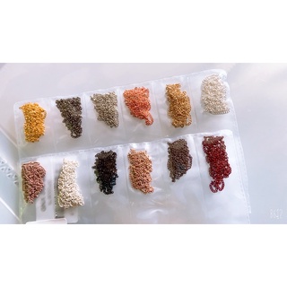 Dây xích trang trí nail (set 6 màu)