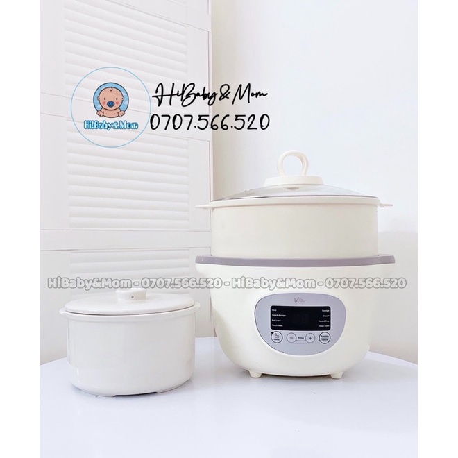 NỒI NẤU CHÁO CHẬM BEAR 0.8L và 1.6L (BẢN QUỐC TẾ)