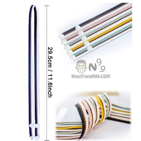 Dây đeo khẩu trang Hàn Quốc chống thất lạc 2 màu - có kim tuyến | BigBuy360 - bigbuy360.vn