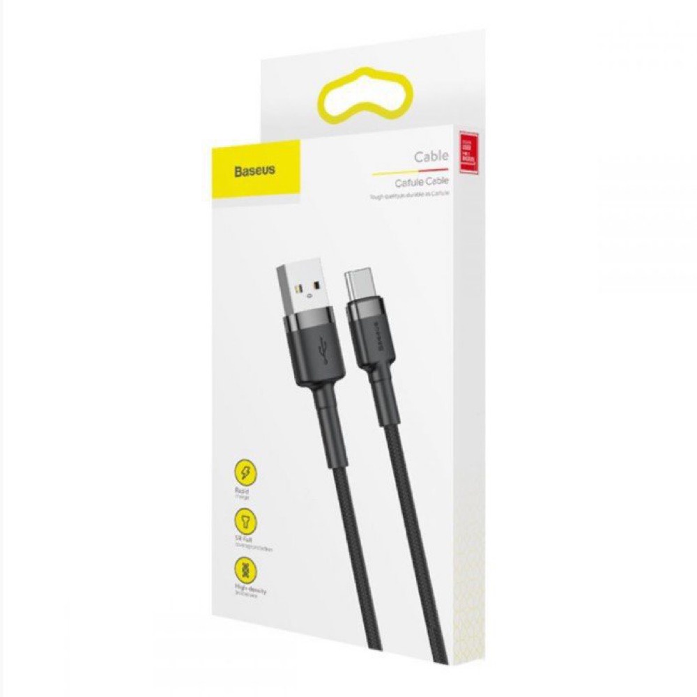 Dây sạc type c baseus cafule dài 3m 2m 1m 23cm cáp sạc usb typec sạc nhanh - koitech