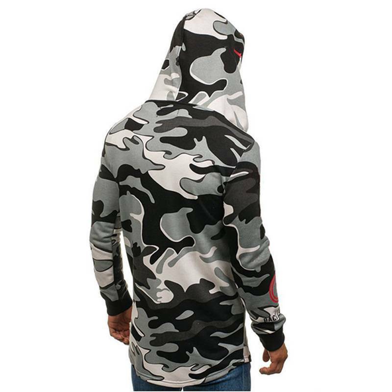Áo khoác hoodie chống gió chống nước phong cách quân đội cho nam