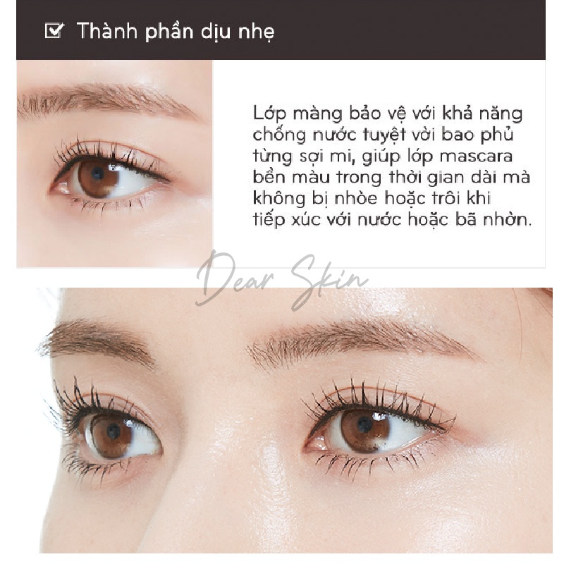 Chải mi MISSHA Mascara Chuốt Mi Missha The Style 4D Làm dài và dày mi 7g