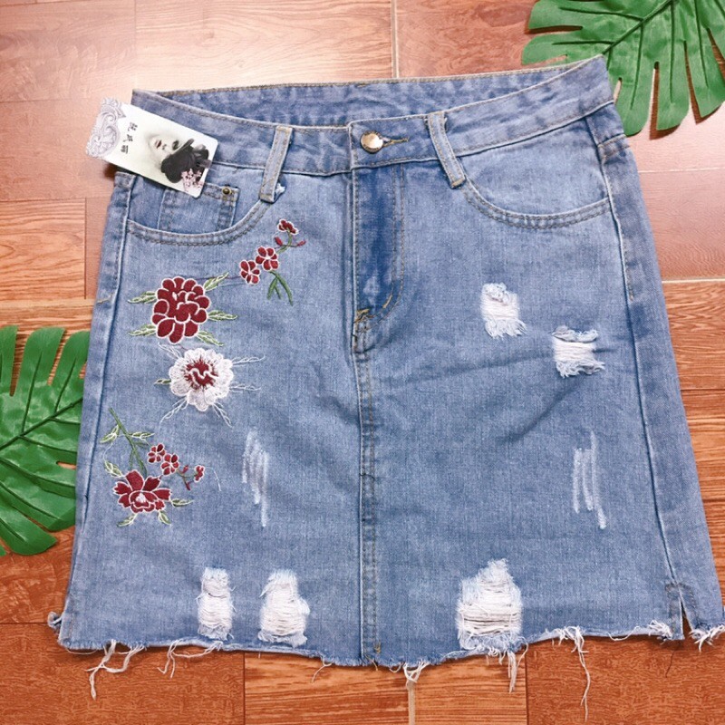 Chân váy jeans 2hand