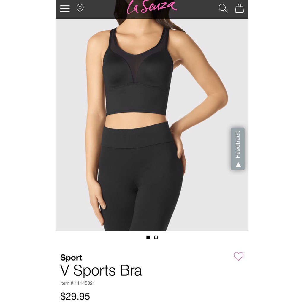 Áo tập big size la senza bra sport