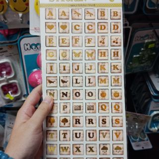Sticker Chữ cái/Chữ số
