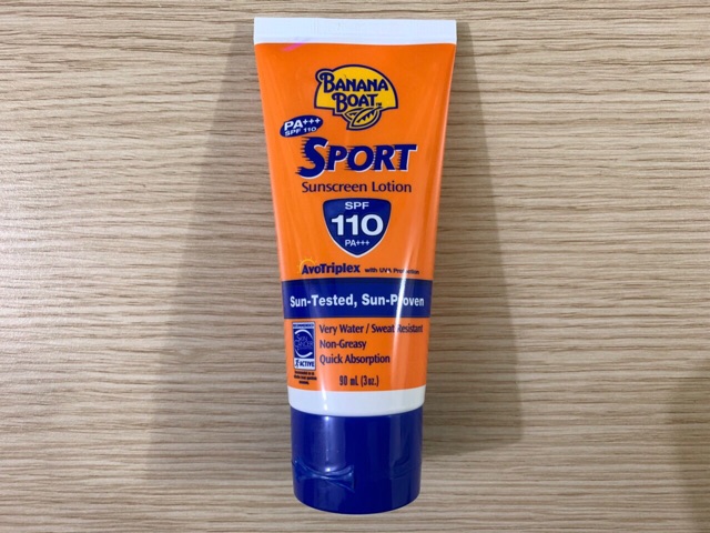 NHẬP KHẨU MỸ] KEM CHỐNG NẮNG THỂ THAO BANANA BOAT SPORT SPF110 90ML