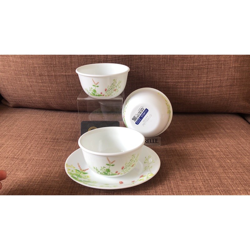 Combo 2 chén cơm thuỷ tinh Mỹ Corelle Provence Garden 411-PVG 325ml